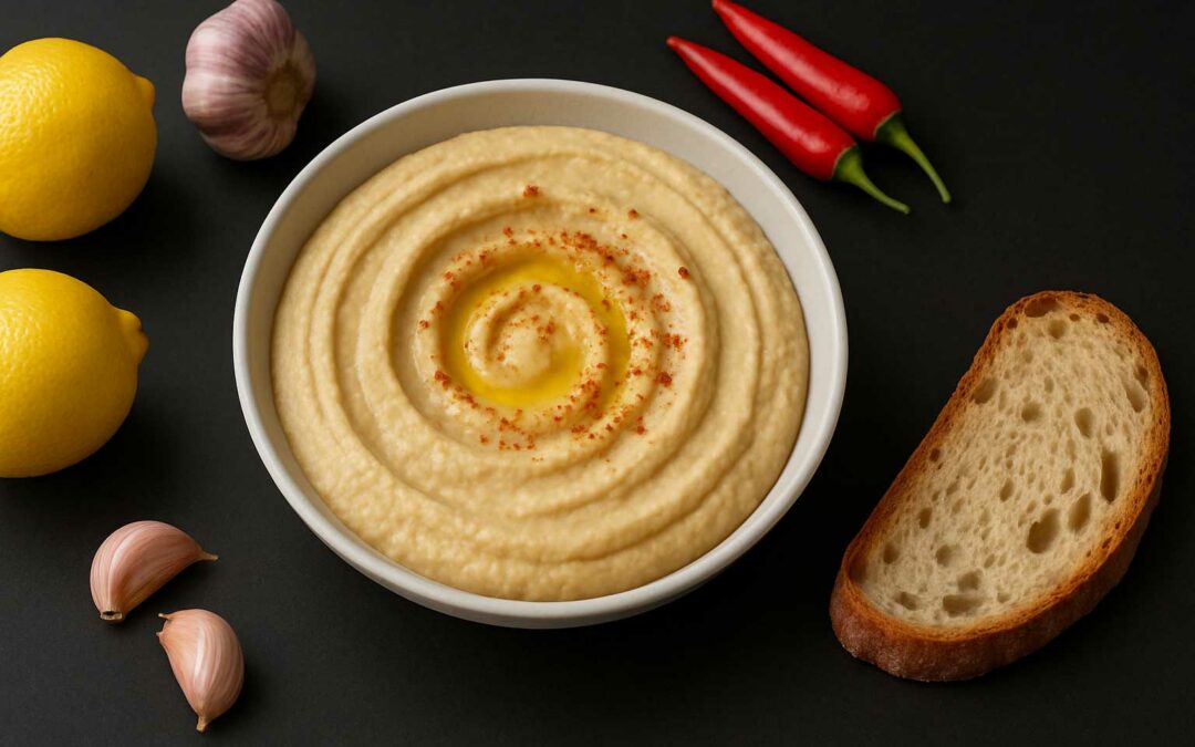 Geschmeidiger Bohnenhummus